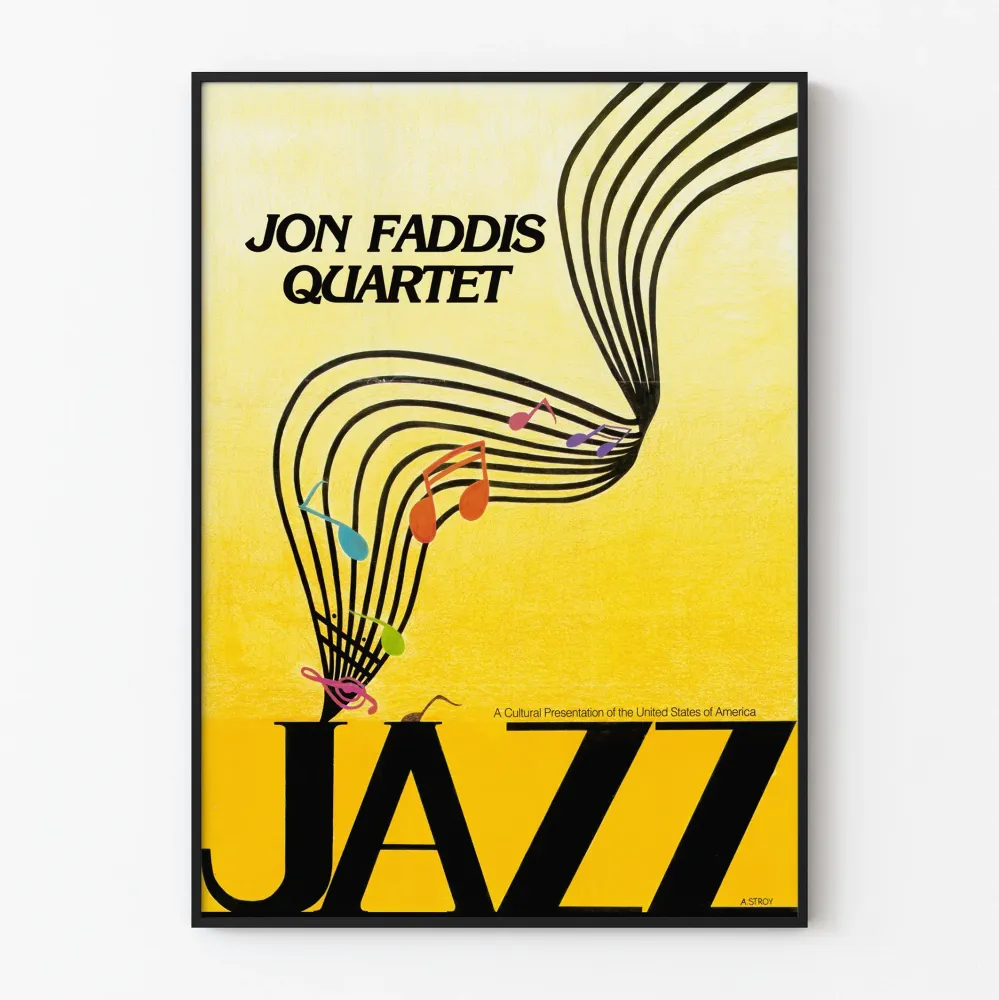 Jazz Jon Faddis Quartet - Juliste Seinän koristelu Musiikki