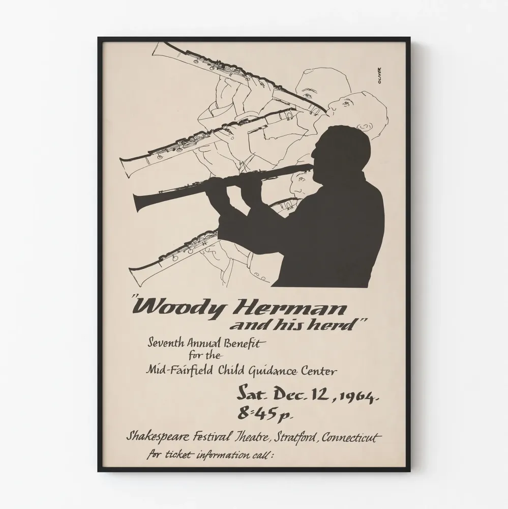 Jazz Juliste Woody Herman ja hänen laumansa 1964