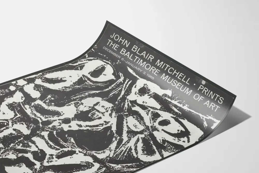 John Blair Mitchell - Julisteenäyttely Prints Baltimore-taidemuseossa 1965