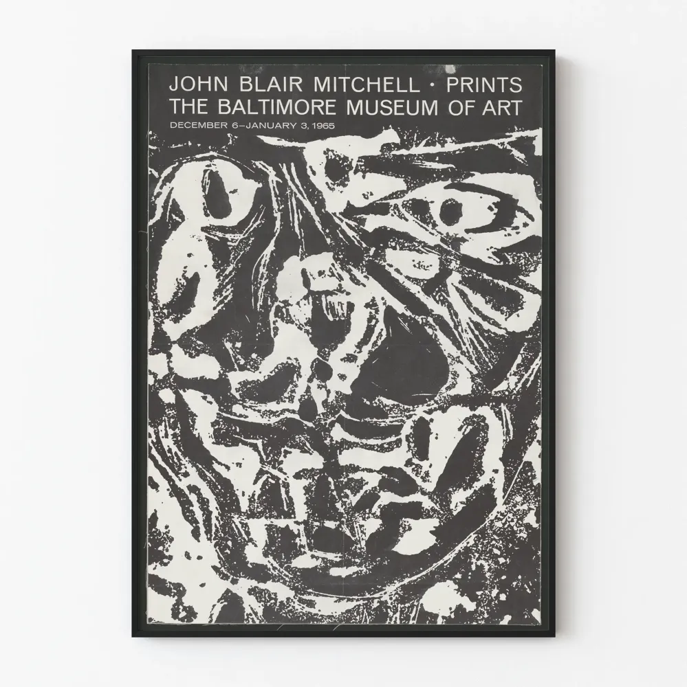 John Blair Mitchell - Julisteenäyttely Prints Baltimore-taidemuseossa 1965