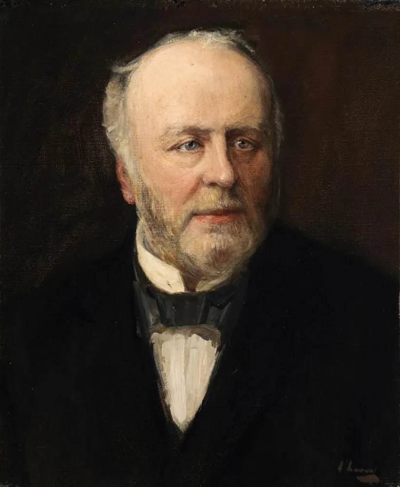 John Thomas Gilbertin (1829 - 1897) - Muistoesinekauppias - Sir John Lavery | Taidetuloste
