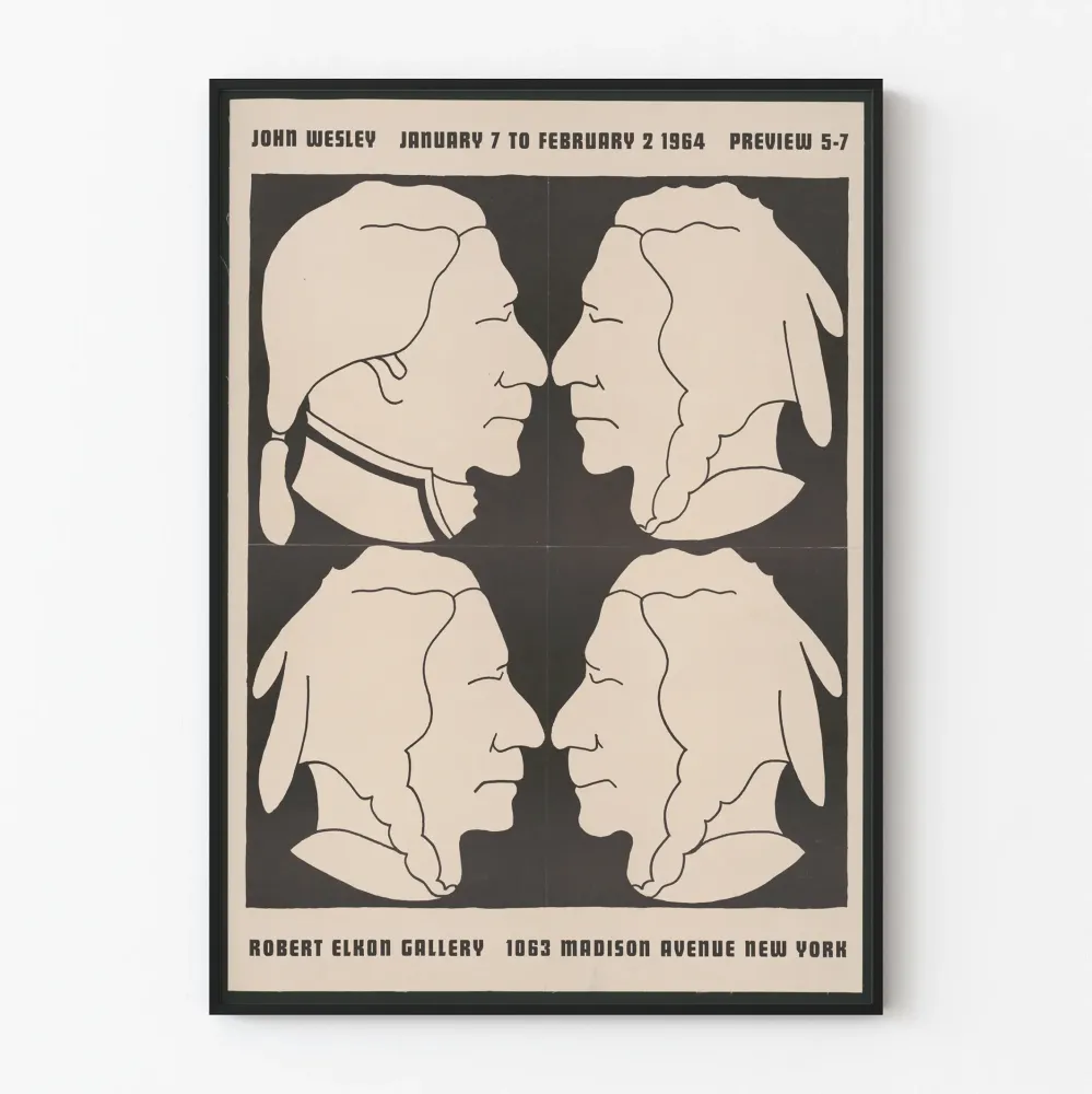 John Wesley 1964 vintage -näyttelyjuliste