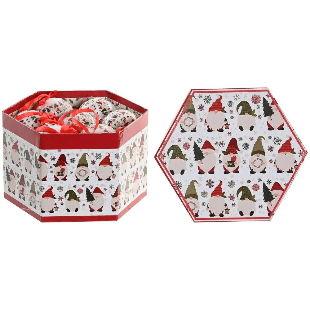 Joulupallo Home ESPRIT Monivärinen PVC (14 Osat)