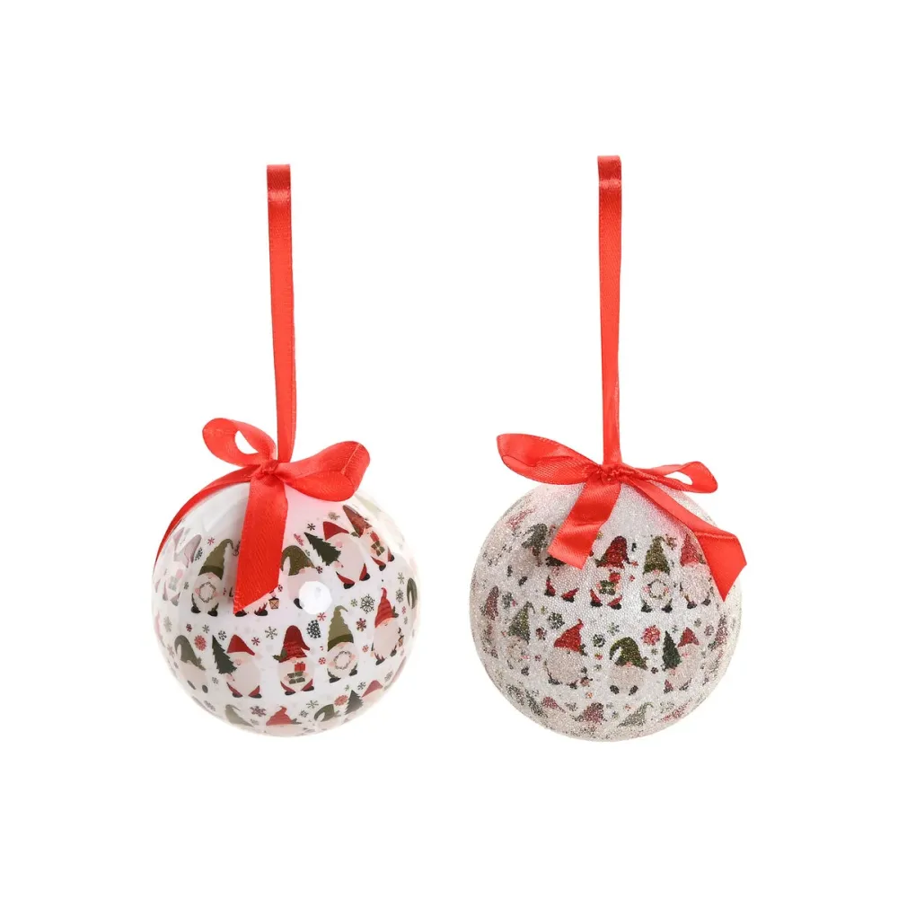 Joulupallo Home ESPRIT Monivärinen PVC (14 Osat)