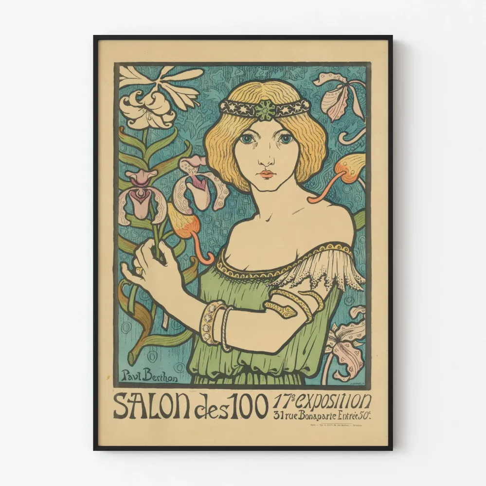 Juliste 100 Salon - 17. Art Nouveau -näyttely