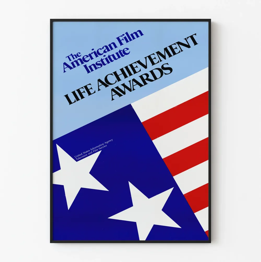Juliste American Film Institute Life Achievement Awards - Vintage-seinäkoriste
