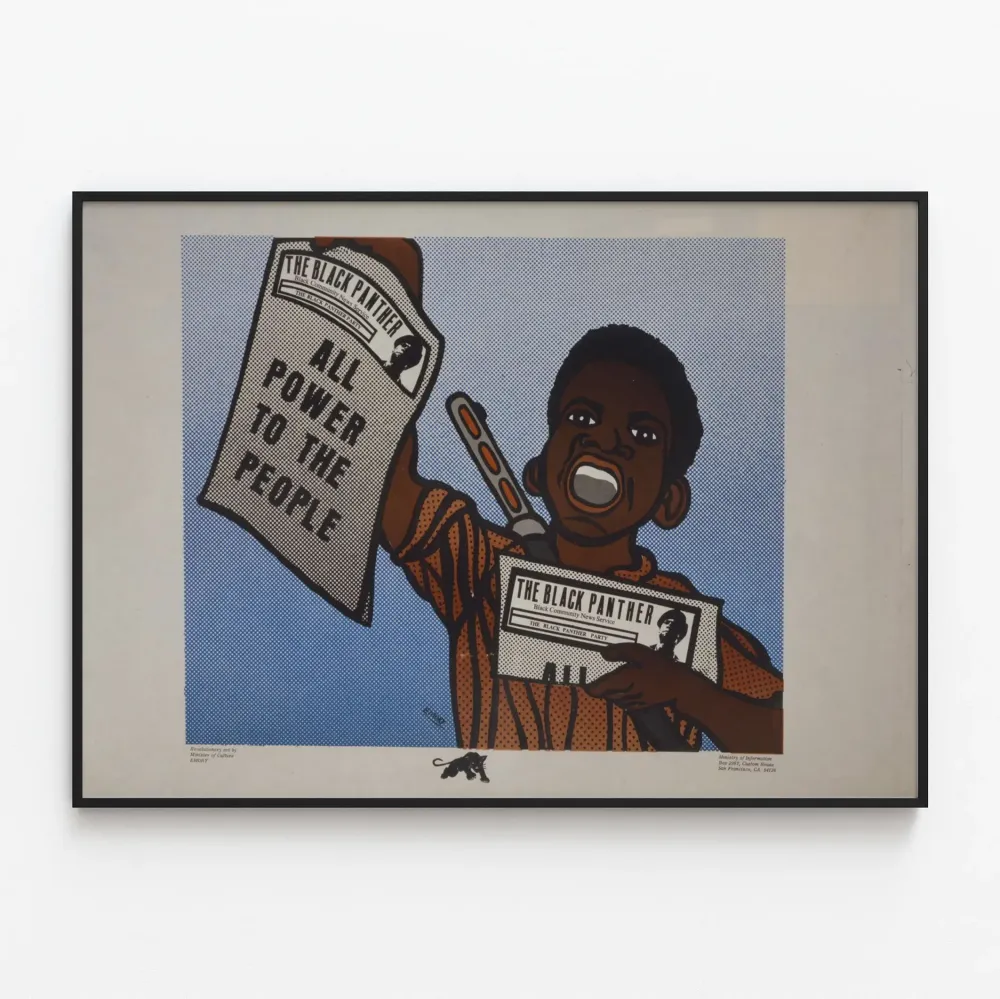 Juliste Black Panther - Kaikki valta kansalle