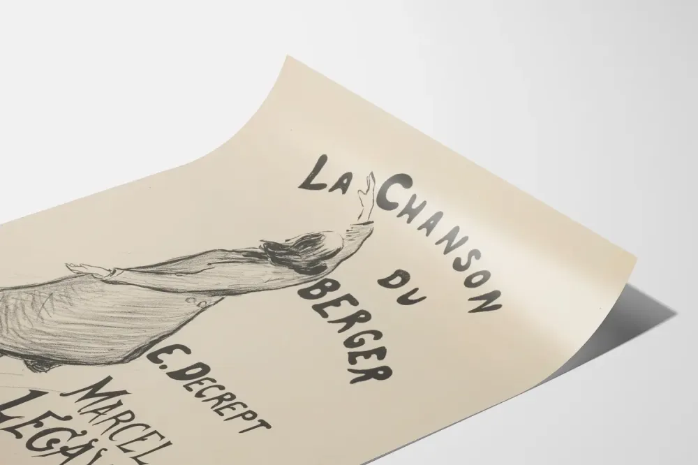 Juliste La Chanson du Berger Marcel Legayn teoksesta