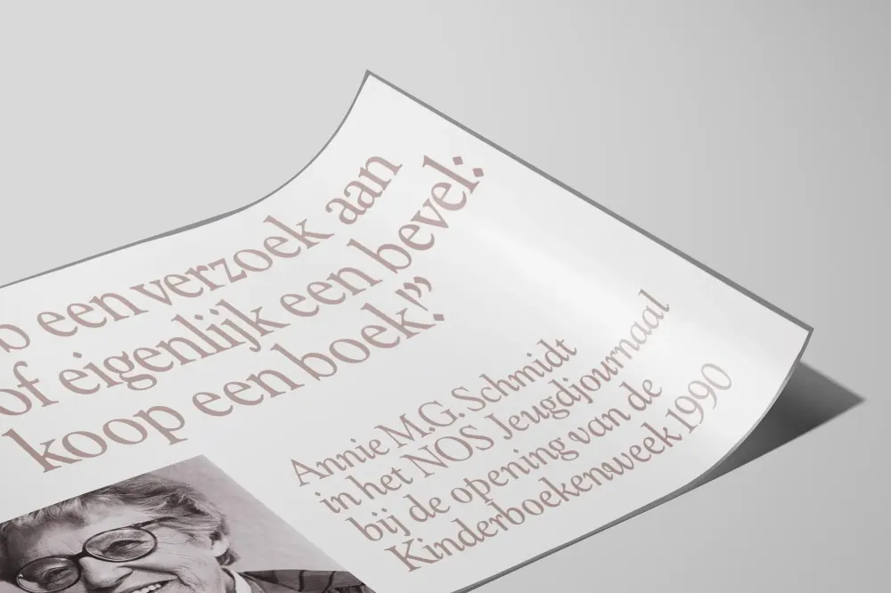 Juliste Citatisointi Motivaatio Luento Annie M.G. Schmidt 1990