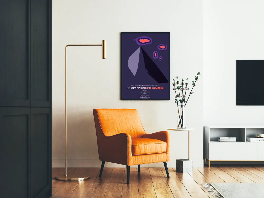 Juliste Design Muisti ja Kipu - Tieteellinen Seinäsisustus