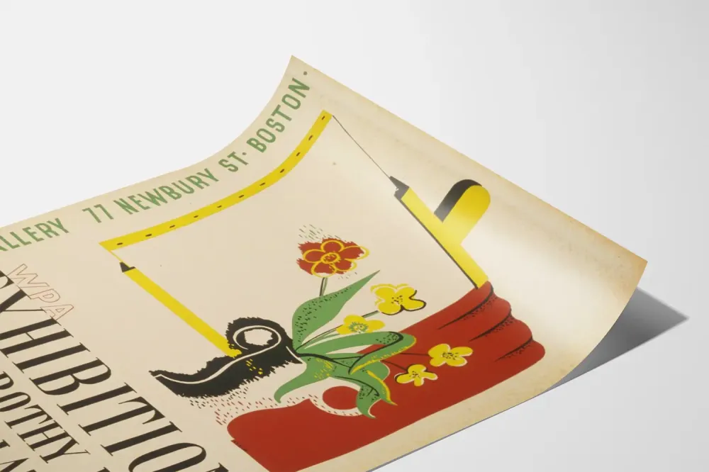 Juliste Dorothy Loebin ja Blanche Lazzellin näyttelystä 1939