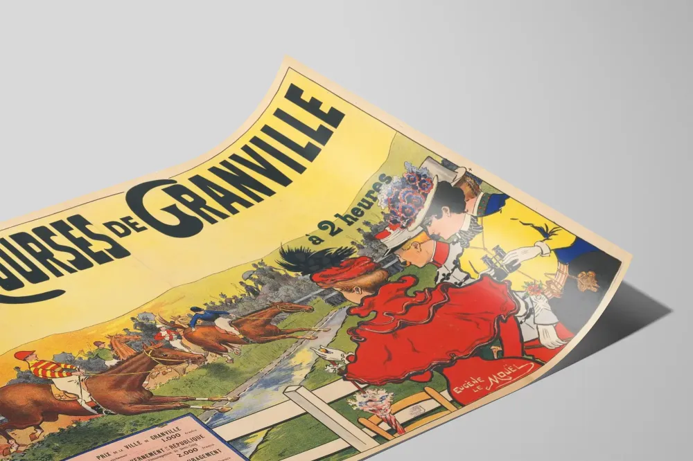 Juliste Granville-kilpailut Donville-hippodromilla