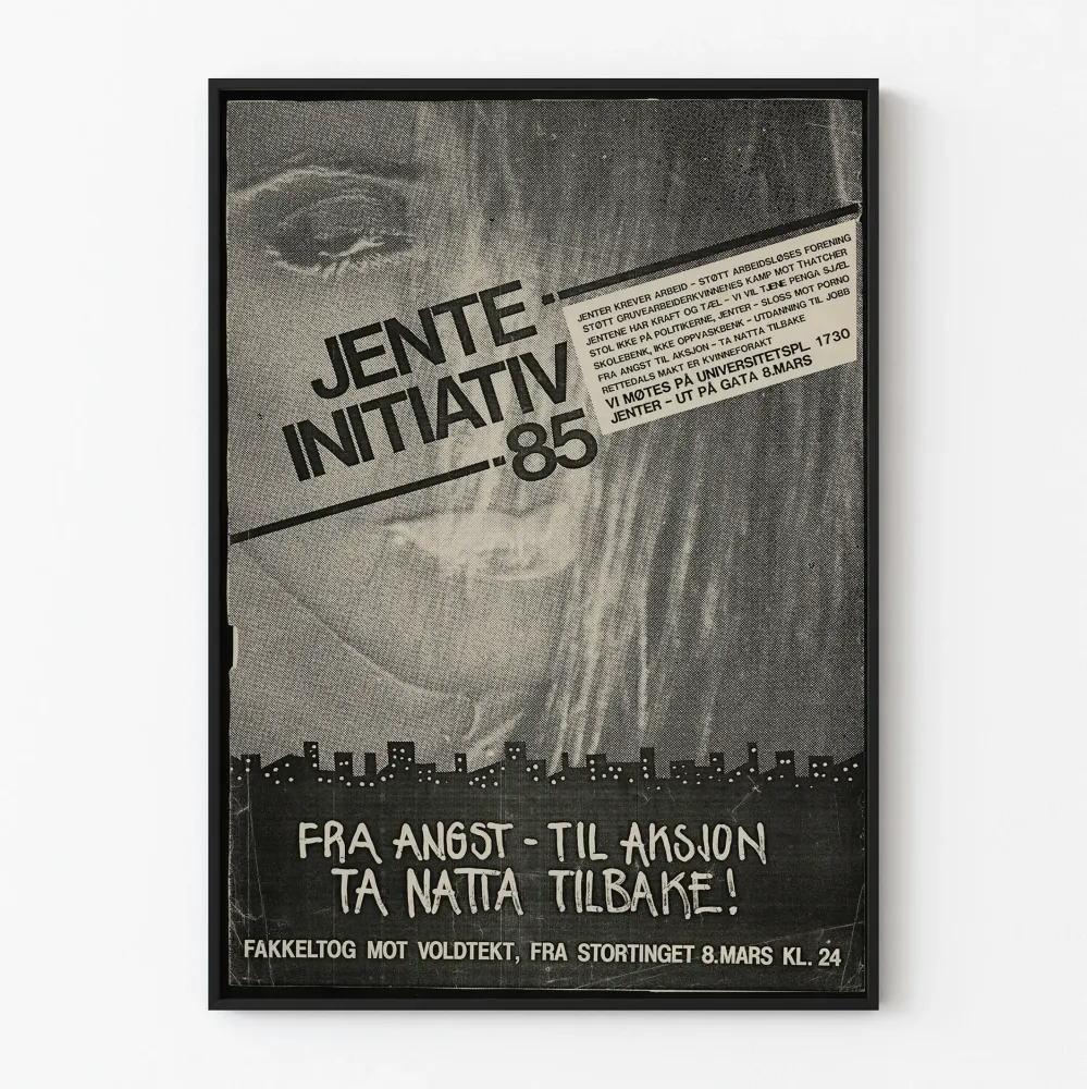 Juliste Jente Initiativ 85 - Pelosta toimintaan