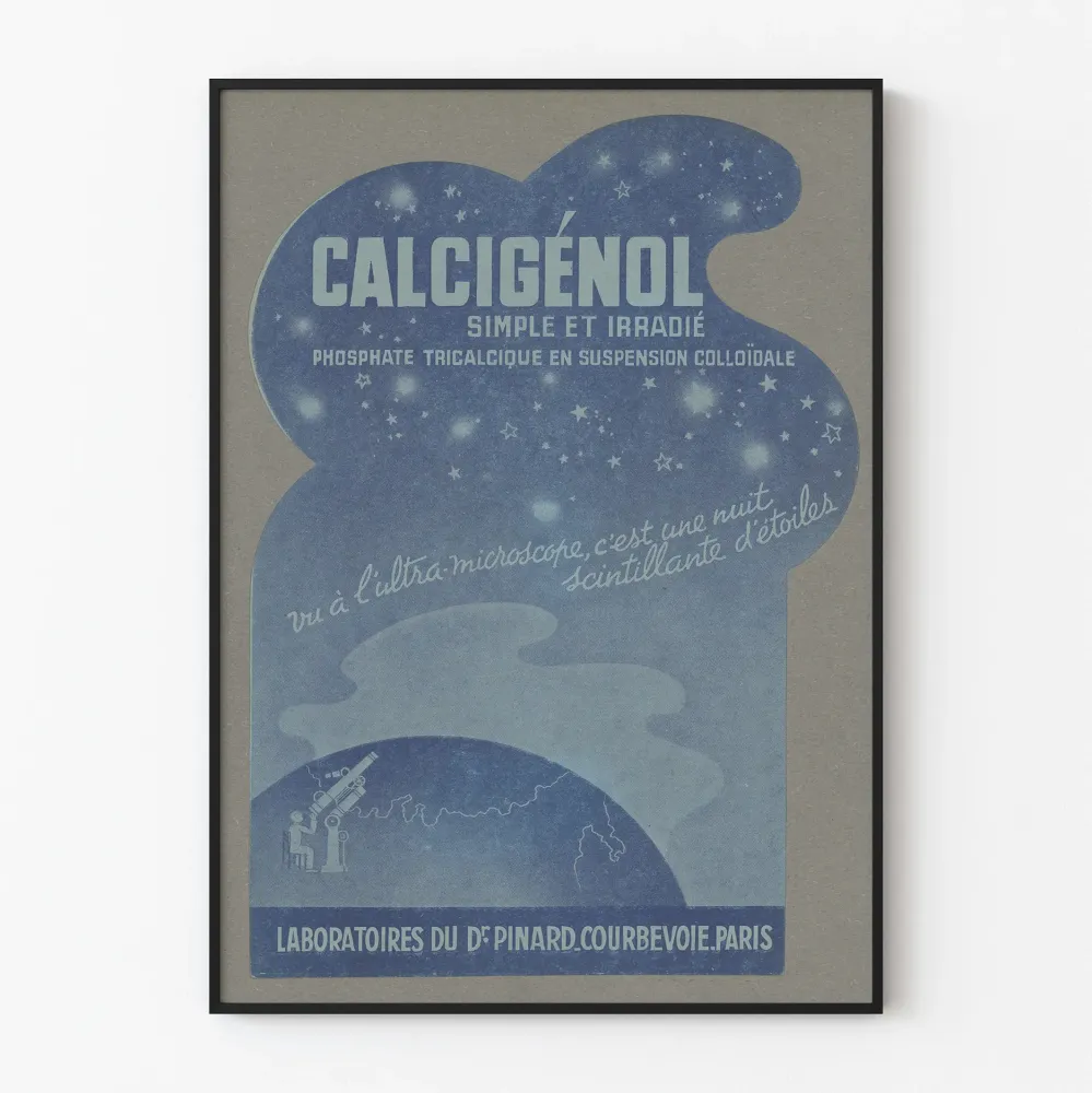 Juliste Juliste Vintage Calcigénol Laboratoires du Dr Pinard