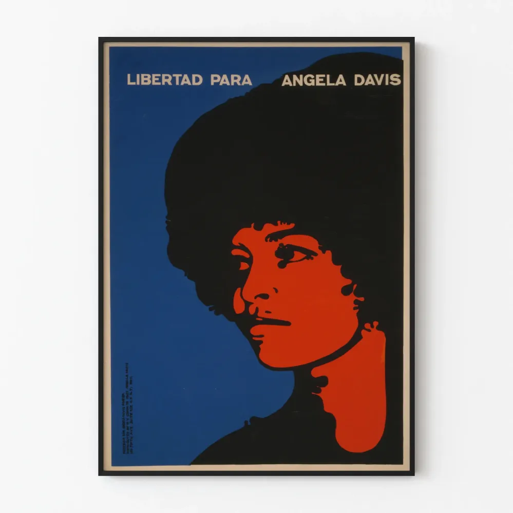 Juliste Libertad Para Angela Davis seinäkoristeeseen