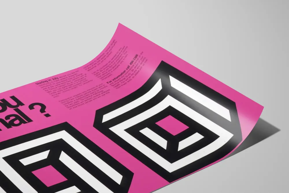 Juliste Muotoilu 'Are You Normal?' Taide Optiikka ja Typografia