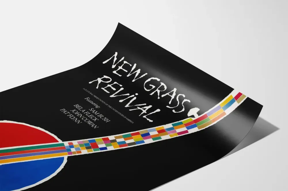 Juliste New Grass Revival seinäkoristelu folk-musiikki