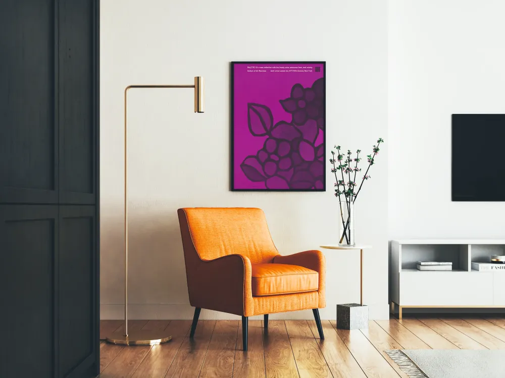 Juliste Paletti '61 -kokoelma Art Nouveau violetti