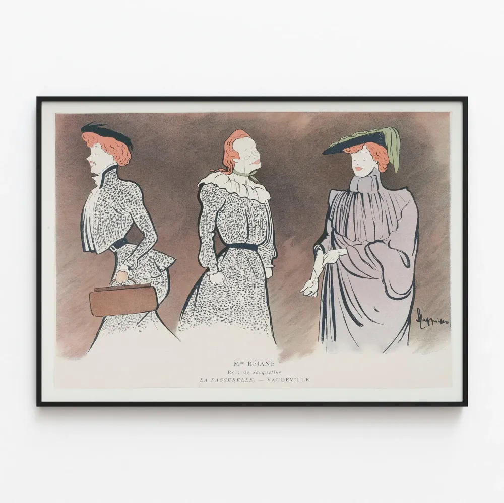 Juliste La Passerelle - Théâtre Vaudeville, Jacqueline-rooli