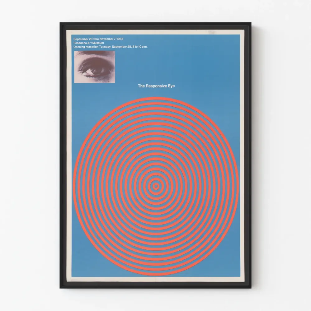 Juliste Responsive Eye - 60-luvun graafinen suunnittelu