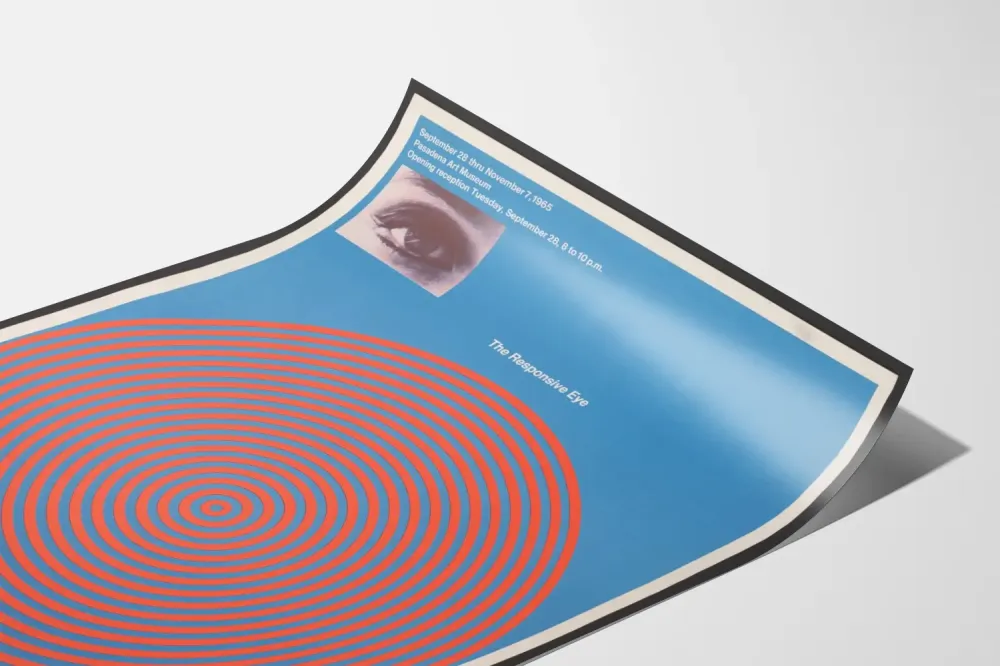 Juliste Responsive Eye - 60-luvun graafinen suunnittelu
