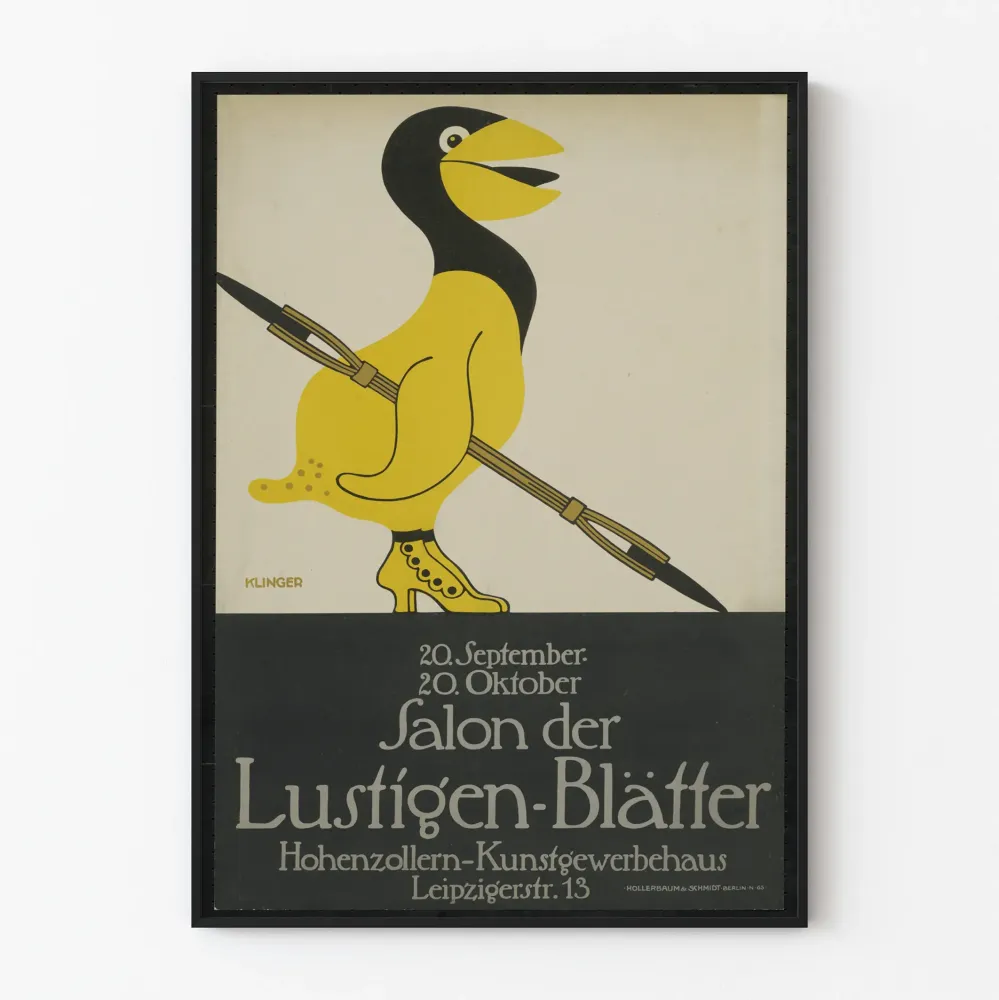 Juliste Salon der Lustigen Blätter - Vintage- eläinaiheinen seinäkoristelu