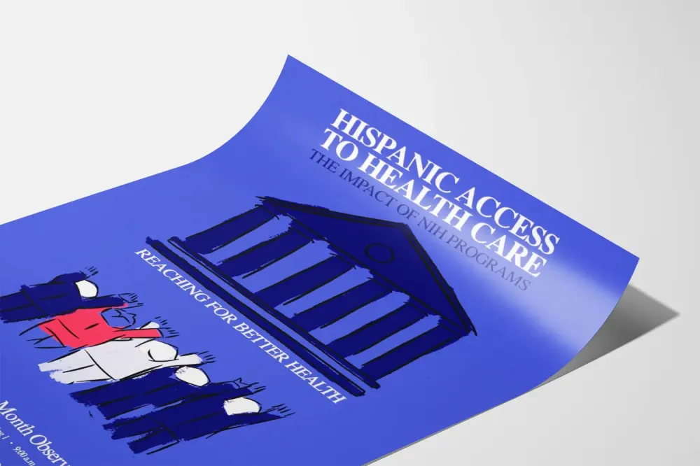 Juliste seinäkoristelu Hispanic Access to Health Care - NIH-ohjelmien vaikutus