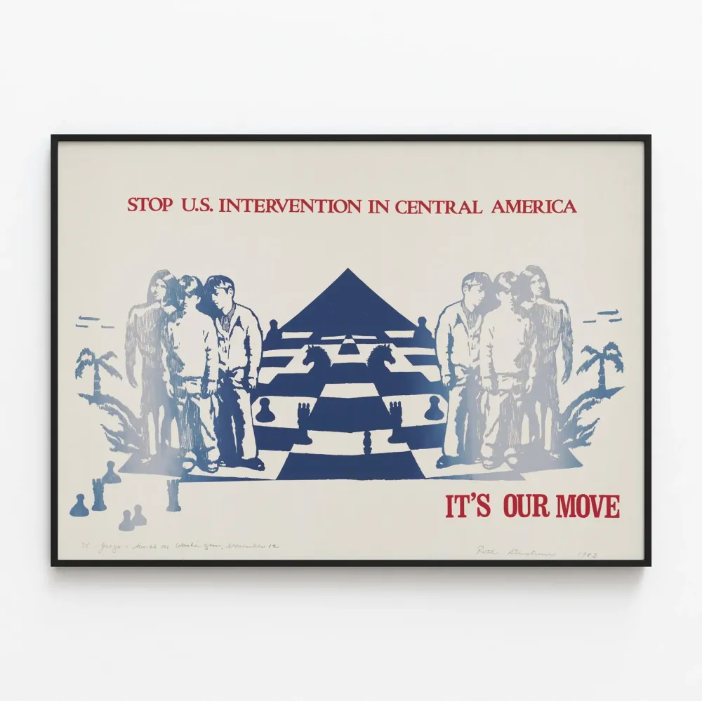 Juliste Stop U.S. Intervention Central America