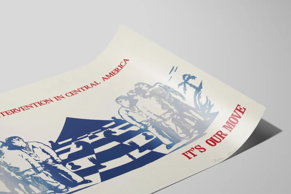 Juliste Stop U.S. Intervention Central America