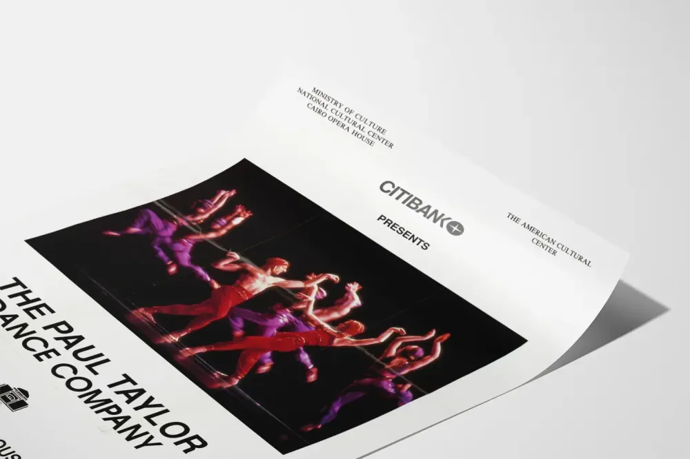 Juliste Tanssi Paul Taylor Dance Company Cairo-oopperatalossa