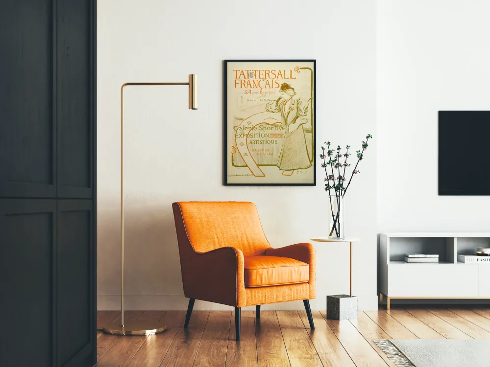 Juliste Tattersall Ranska Galerie Urheilullinen Taidenäyttely 1896