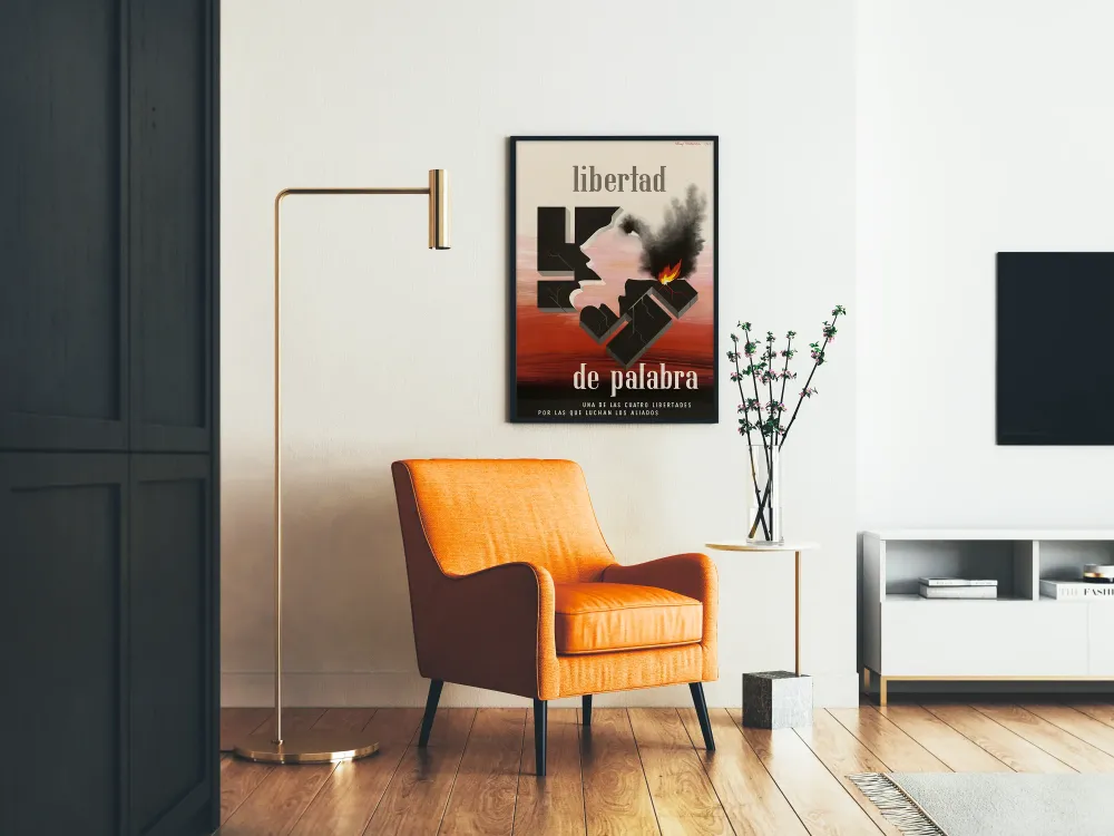 Juliste Vapauden Sanalle - Seinälle ripustettava juliste sananvapaudesta