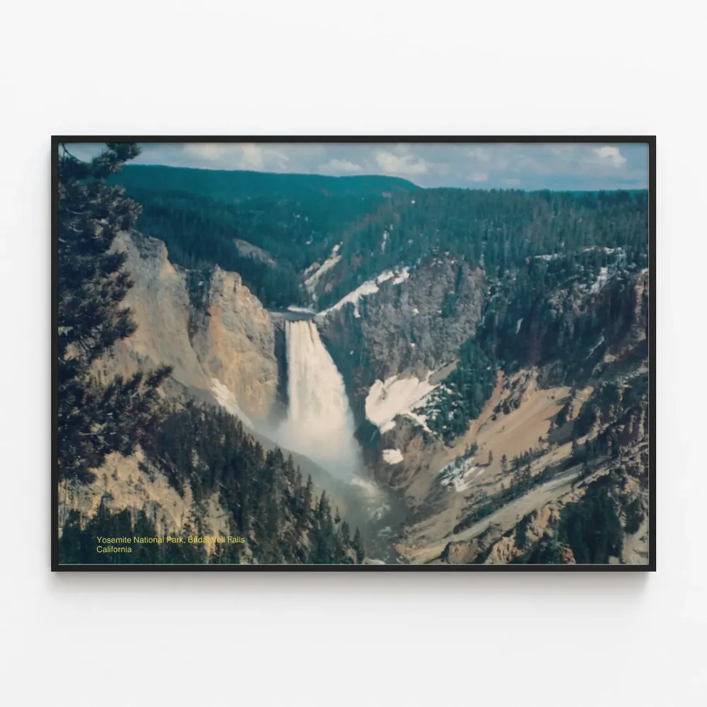 Juliste Vesiputoushääpäivähuivi Yosemite Kansallispuistossa