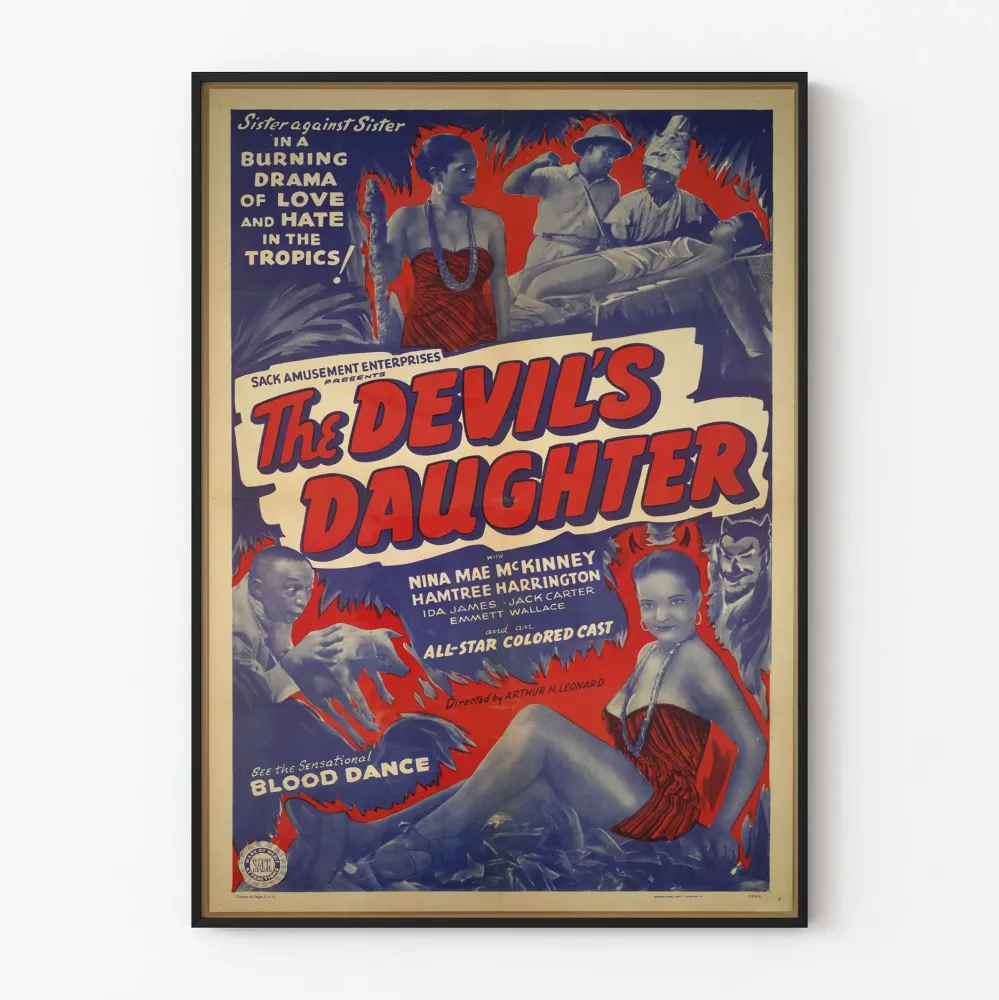 Juliste Vintage Devil's Daughter - Retro-muotoilu