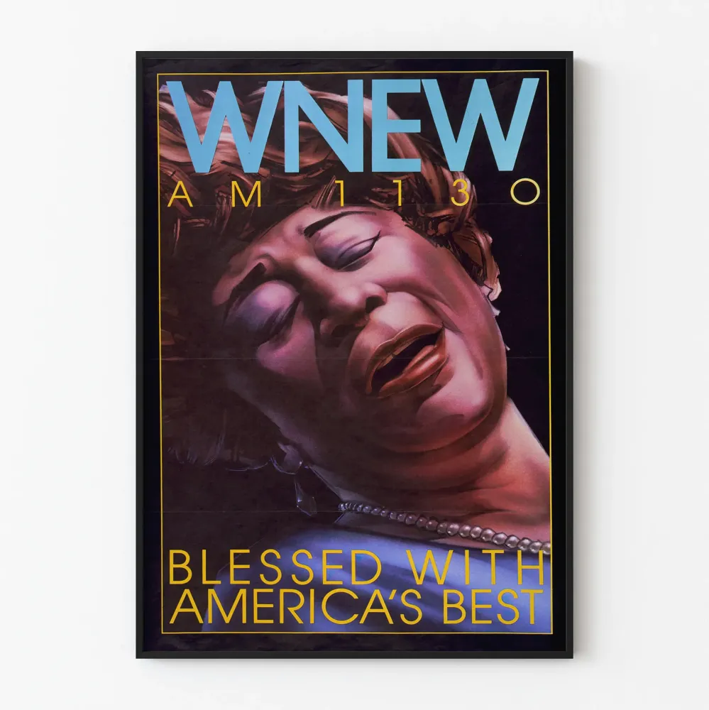 Juliste WNEW AM 1130 - Siunattu Amerikan parhaalla