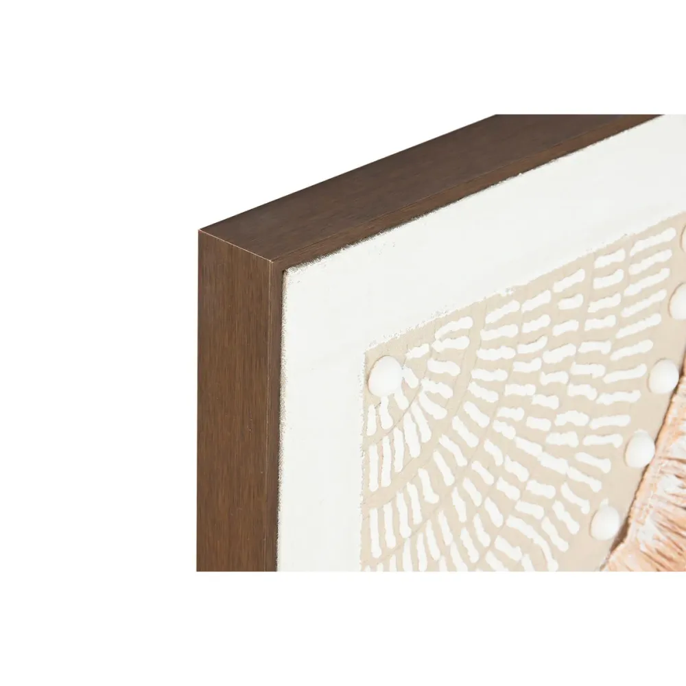 Kangas Home ESPRIT Beige Luonnollinen Boho 122 x 4,5 x 62 cm (2 osaa)