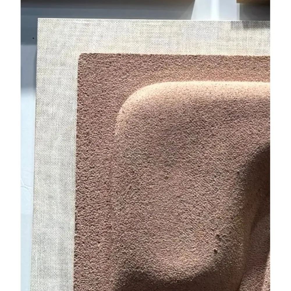 Kangas Home ESPRIT Ruskea Beige Abstrakti Skandinaavinen 80 x 3 x 120 cm (2 osaa)