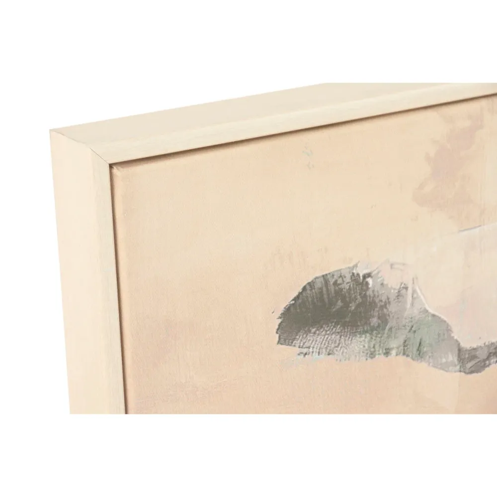 Kangas Home ESPRIT Ruskea Vihreä Palmut Trooppinen 122,5 x 3,5 x 82,5 cm (2 osaa)