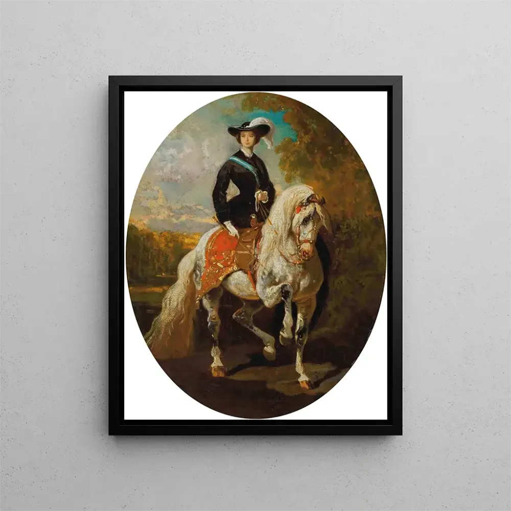 Keisarin Eugenien maalaus - Alfred de Dreux