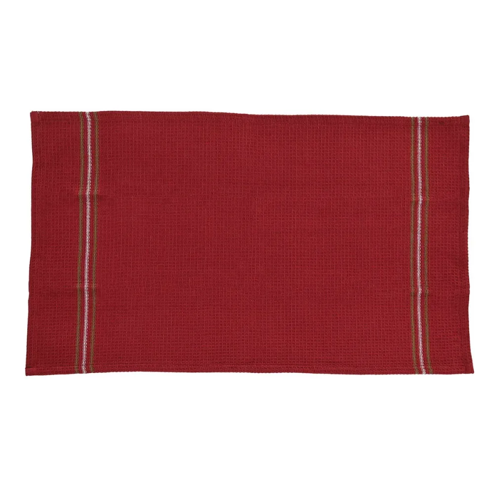 Keittiöliina Home ESPRIT Punainen Vihreä Beige Puut 60 X 0,2 X 40 CM