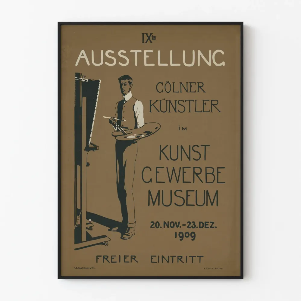 Kolnin taiteilijoiden 1909 näyttelyn juliste