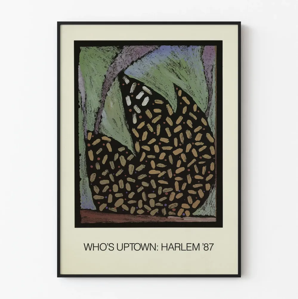 Koristeellinen abstrakti juliste Who's Uptown Harlem 87