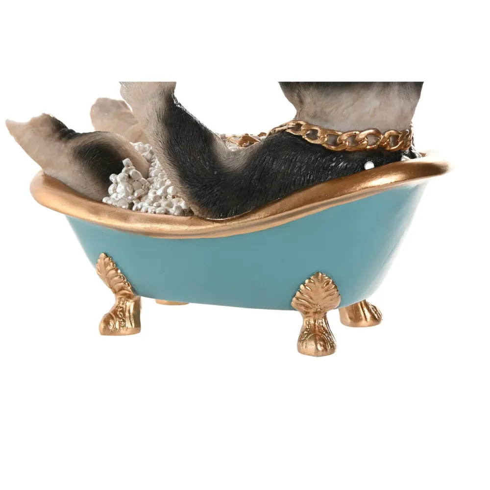 Koristehahmo Home ESPRIT Musta Monivärinen 20 X 14,5 X 15,5 CM (3 osaa)