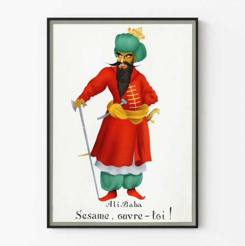 Koristejuliste Ali Baba - Seesami Avaa Ovet