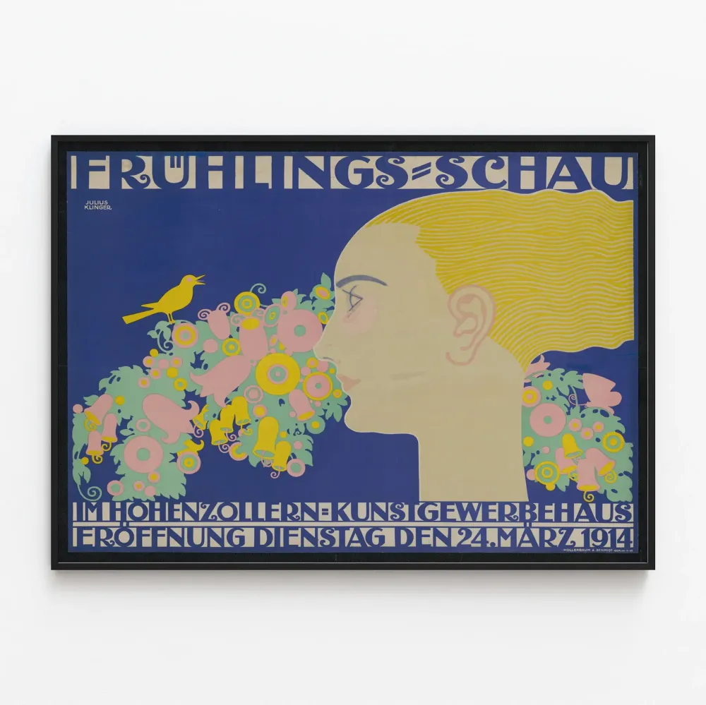 Koristejuliste Art Nouveau - Frühling Schau 1914