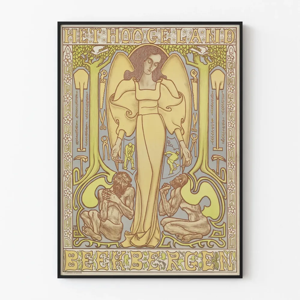 Koristejuliste Art Nouveau Het Hooge Land Beekbergen