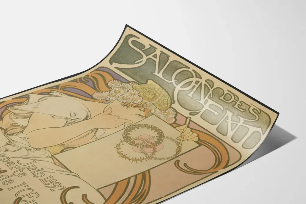Koristejuliste Art Nouveau - Salon des Cent 1897 Mucha