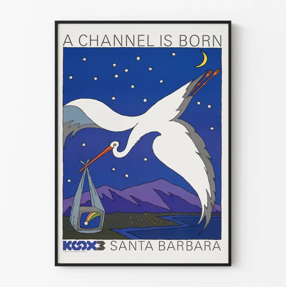 Koristejuliste Channel Is Born - KLOX3 Santa Barbara