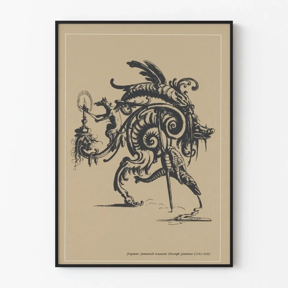 Koristejuliste Fantastinen Christoph Jamnitzer