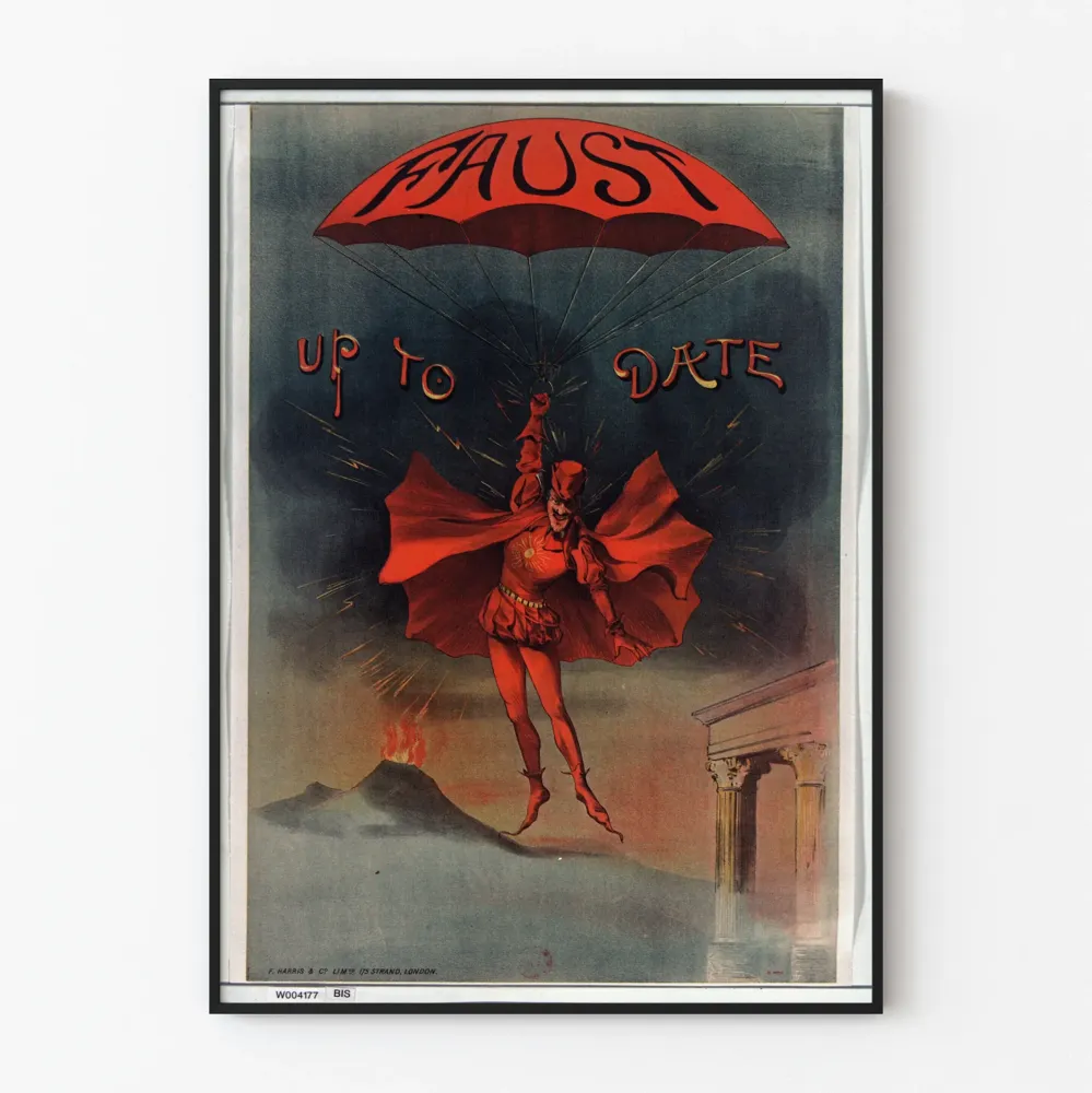Koristejuliste Faust Lentotrooppi Vintage